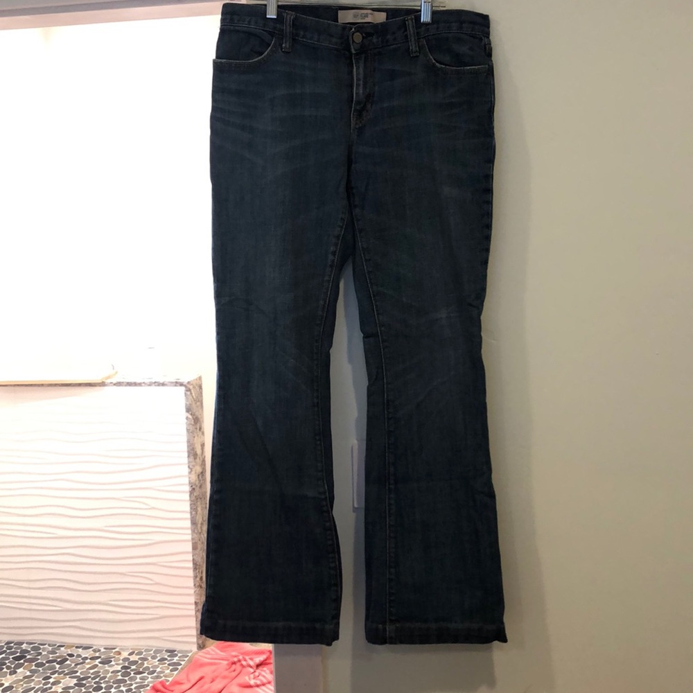 Used Gap Long and Lean flare jeans LONG length